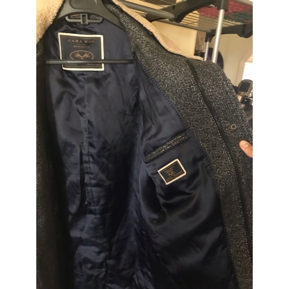 Heavy Denim Men’s Zara Coat - Picture 3 of 4